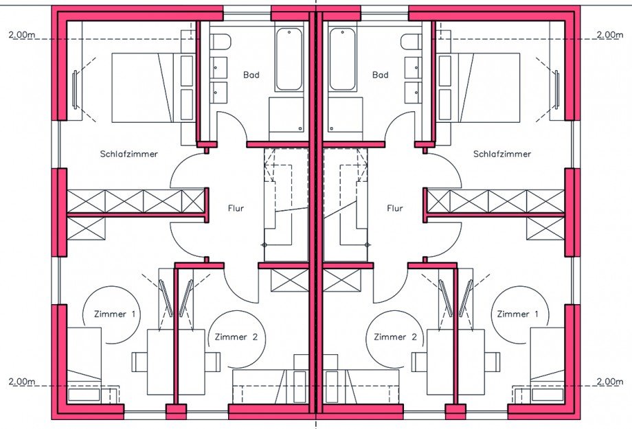 Dachgeschoss Doppelhaush�lfte G�rtringen