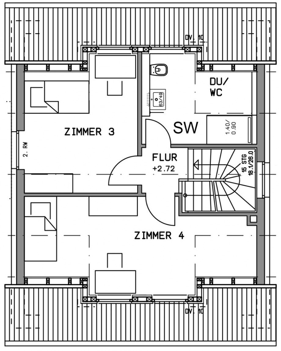 Dachgeschoss Einfamilienhaus Holzgerlingen