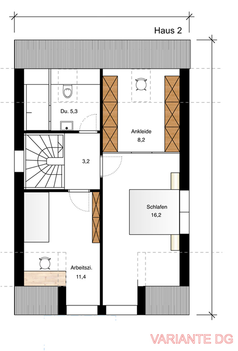 Dachgeschoss Einfamilienhaus Stuttgart / Feuerbach
