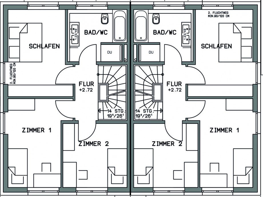 Obergeschoss Doppelhaush�lfte Leinfelden-Echterdingen