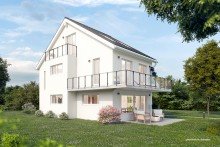 Ansicht TOP-Lage von Stuttgart:  In sehr beliebter Lage von Botnang entstehen 2 moderne Einfamilienh�user 