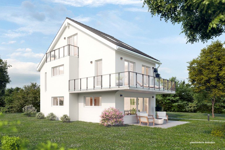 Ansicht Stuttgart / Botnang Einfamilienhaus TOP-Lage von Stuttgart: In sehr beliebter Lage von Botnang entstehen 2 moderne Einfamilienh�user