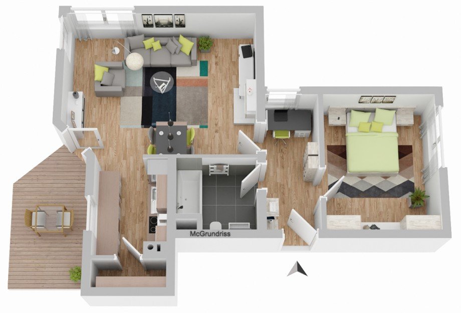 Erdgeschoss Erdgeschosswohnung Stuttgart / Birkach