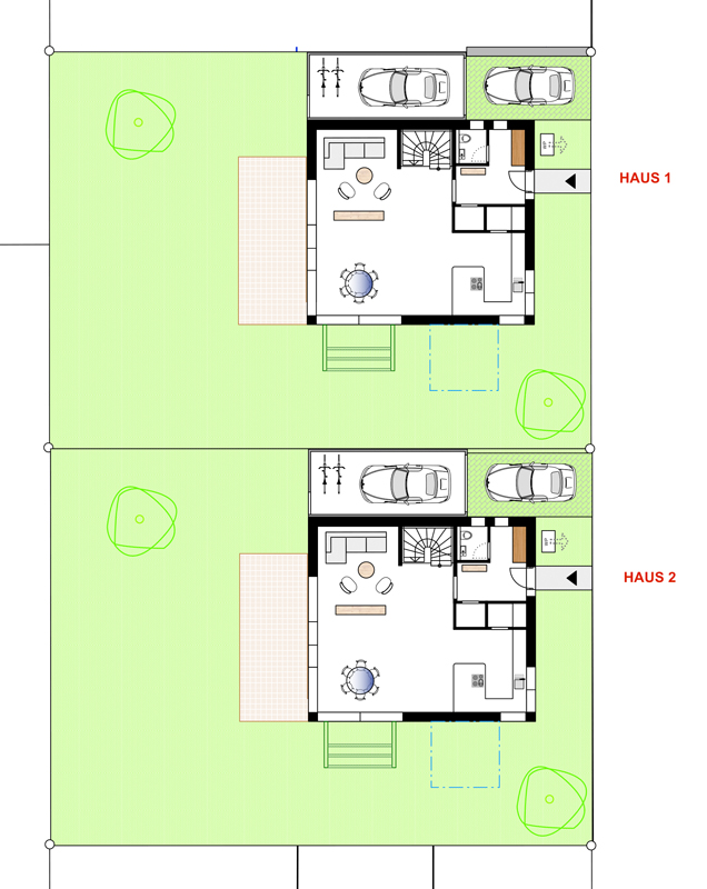 Lageplan Einfamilienhaus Stuttgart Zuffenhausen
