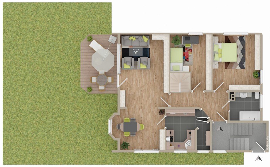 Erdgeschoss Maisonettewohnung Filderstadt / Harthausen