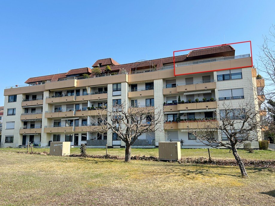 Geb�udeansicht Penthousewohnung Sindelfingen