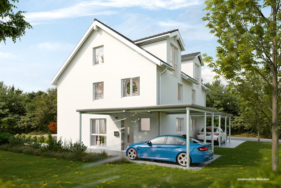 Ansicht Doppelhaush�lfte Filderstadt / Bonlanden