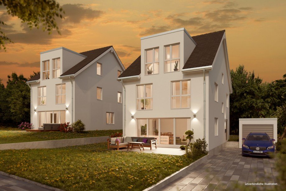 Ansicht Einfamilienhaus Stuttgart / Feuerbach