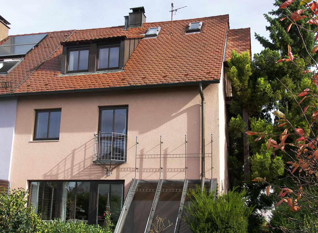 Farbenfrohes Haus in Stuttgart-Luginsland