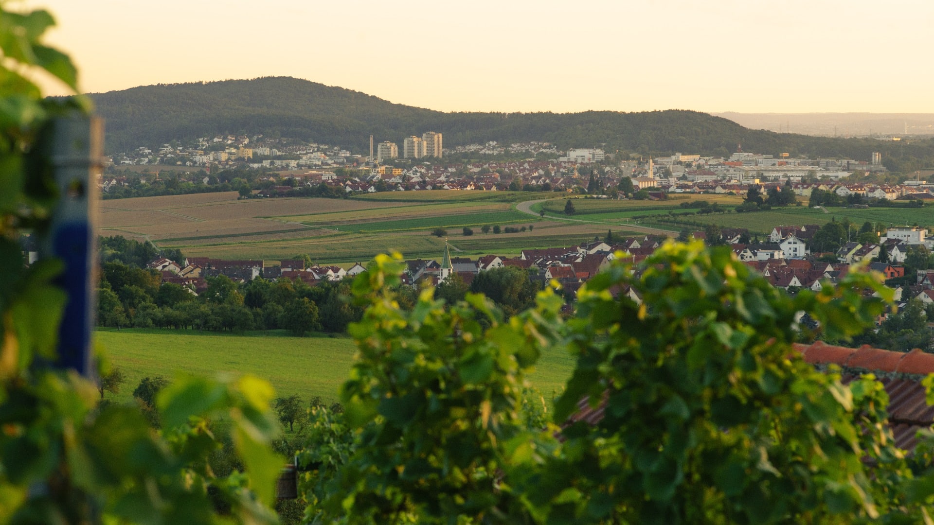 Ausblick auf Winnenden, Baden-Württemberg