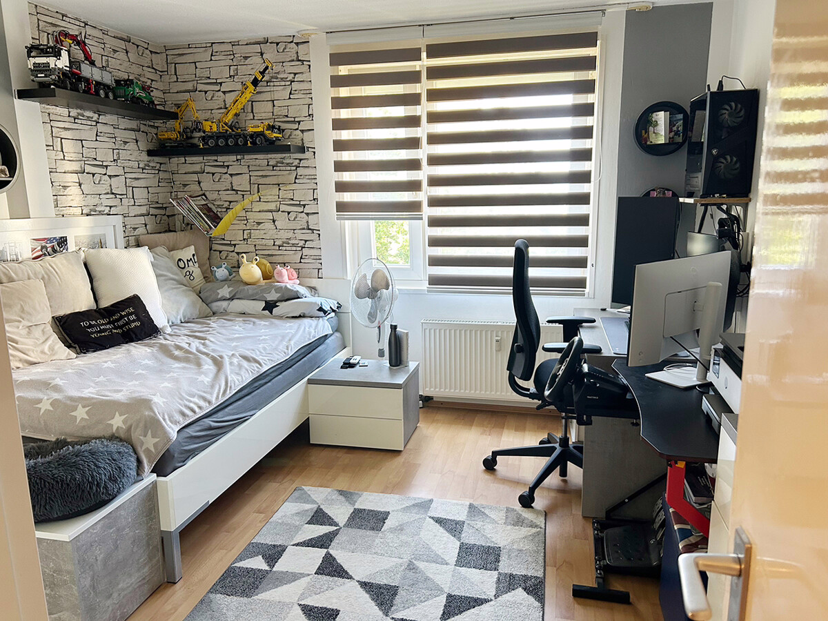 Schlafzimmer - Sindelfingen-Maichingen: „Wohnen in Ortsrandlage, stilvolle 3,5 Zimmer-Wohnung mit Einzelgarage“