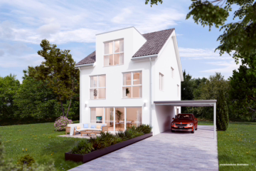„Sehr großzügiges und sonniges Wohnen mit herrlichem Garten“ Modernes Einfamilienhaus in Kemnat, 73760 Ostfildern / Kemnat, Einfamilienhaus