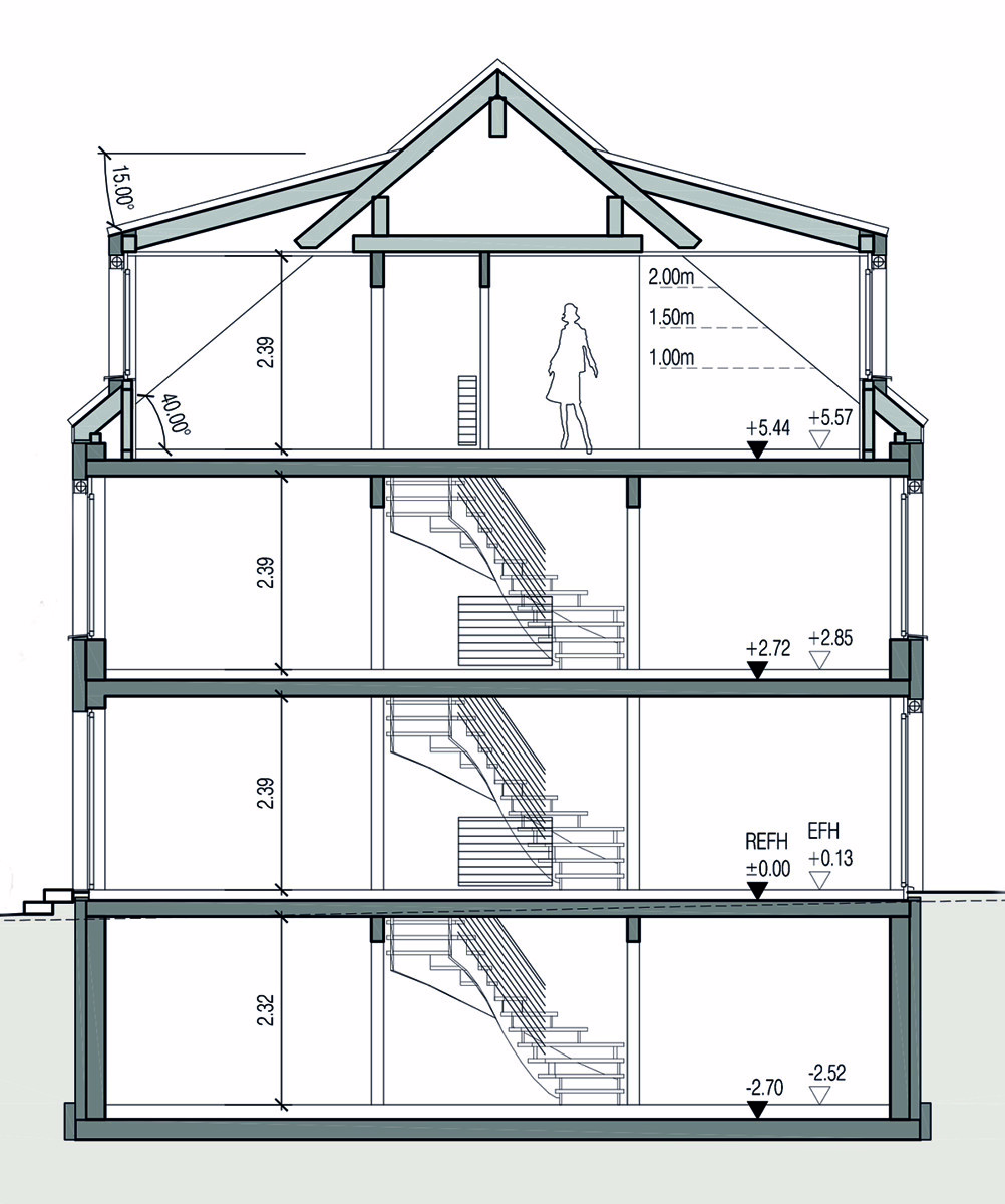 Schnitt - Eine Freude für die junge Familie: „Wohnen mit herrlichem Sonnengarten“ Moderne DHH in Ostelsheim