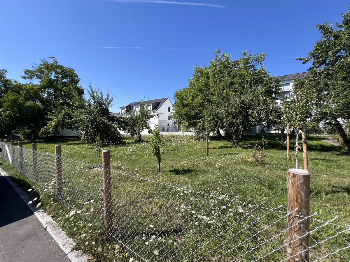 Blick auf Bauplatz - „Gelegenheit für die junge Familie“ Sonnige DHH in ruhiger und beliebter Lage von Breitenstein