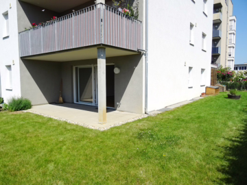 Leinfelden-Echterdingen: „Zentral und mit großem Garten“ Barrierefreie 3,5-Zimmer-Wohnung, 70771 Leinfelden-Echterdingen, Terrassenwohnung